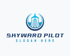 Pilot - Airplane Travel Pilot logo design