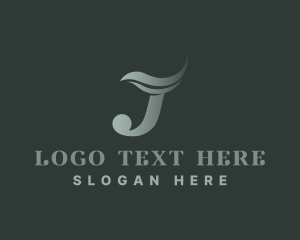 Alphabet - Generic Wave Agency Letter J logo design