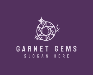 Crystal Sparkle Gem logo design