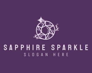 Crystal Sparkle Gem logo design