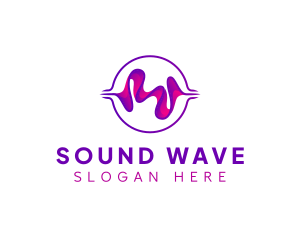 Digital Music Sound Wave logo design