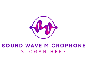 Digital Music Sound Wave logo design