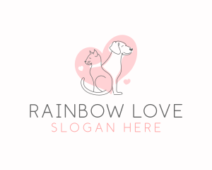 Love Pet Veterinary logo design