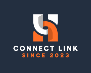 Link - Modern Link Letter H logo design