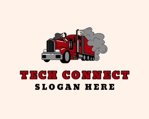 Smoke Forwarding Truck Logo