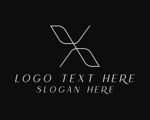 Letter X - Couture Fashion Event Stylist logo design