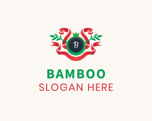 Eco Bamboo Ribbon logo design