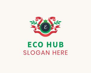 Eco Bamboo Ribbon logo design