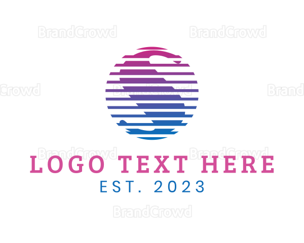 Gradient Global Letter S Logo
