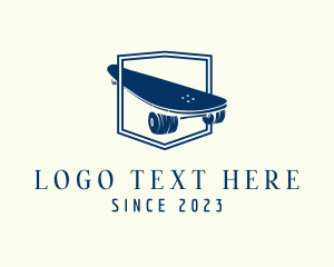 Roller Skate - Longboard Skate Sport logo design