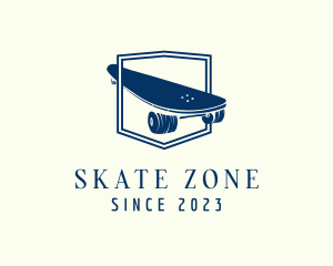 Longboard Skate Sport logo design