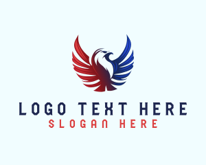 America - Wing American Eagle logo design