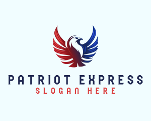 Nationalist - Wing American Eagle logo design