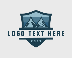 Hillside - Outdoor Mountain Summit logo design