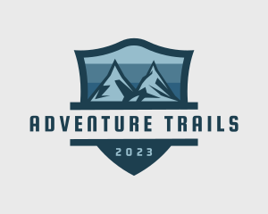 Outdoor Mountain Summit logo design