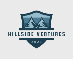 Hillside - Outdoor Mountain Summit logo design