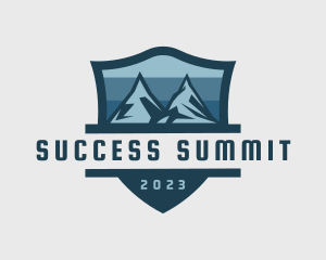 Outdoor Mountain Summit logo design