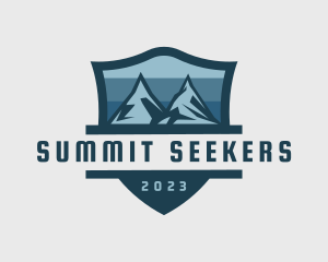 Outdoor Mountain Summit logo design