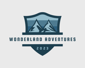 Outdoor Mountain Summit logo design