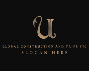 Elegant - Elegant Decorative Boutique Letter U logo design