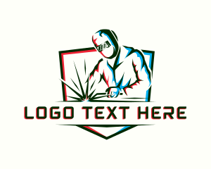 Industrial - Welder Metalwork Fabrication logo design