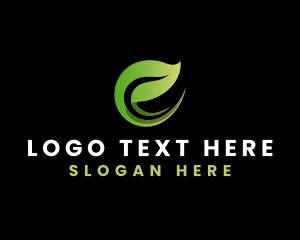 Eco - Eco Leaf Herbal logo design