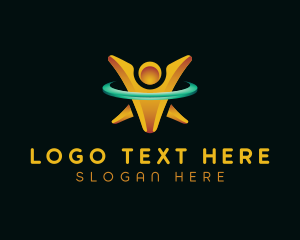 People Leadership Human logo design