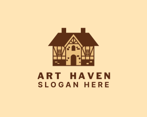 Tudor House Architecture  logo design