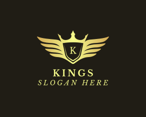 Golden Royal Wings logo design