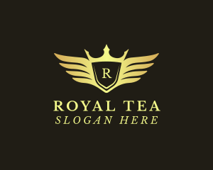 Golden Royal Wings logo design