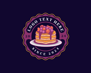 Buckwheat Pancakes - Sweet Buckwheat Pancake logo design