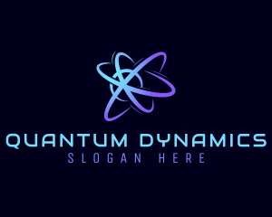 Physics - Scientific Technology Atom logo design