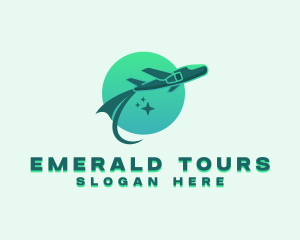 Airline Plane Tour logo design