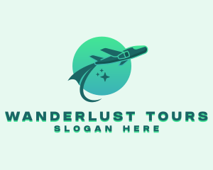 Airline Plane Tour logo design