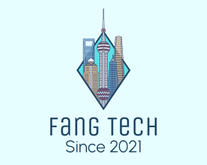 Shanghai City Metropolis logo design