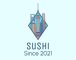 Shanghai City Metropolis logo design