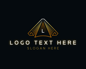 Luxury - Premium Pyramid Triangle logo design