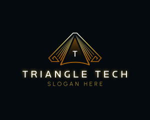 Premium Pyramid Triangle logo design