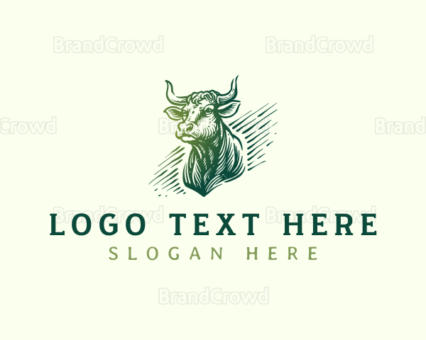 Livestock Cow Cattle Logo