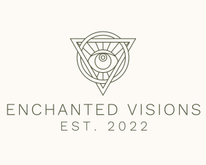 Mystic - Mystic Triangle Eye logo design