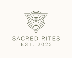 Ritual - Mystic Triangle Eye logo design