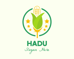 Organic Corn Farm Logo