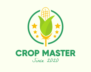 Organic Corn Farm logo design