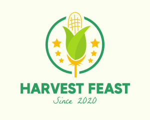 Organic Corn Farm logo design