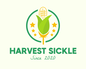 Organic Corn Farm logo design