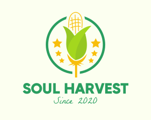 Organic Corn Farm logo design