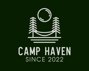 Summer Camp Hammock logo design