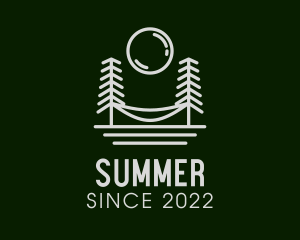 Summer Camp Hammock logo design