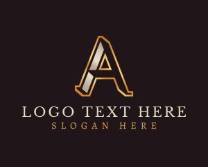 Premium Startup Letter A logo design