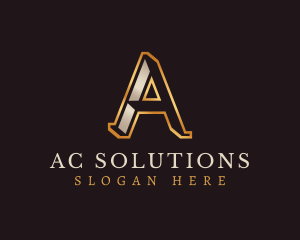 Premium Startup Letter A logo design